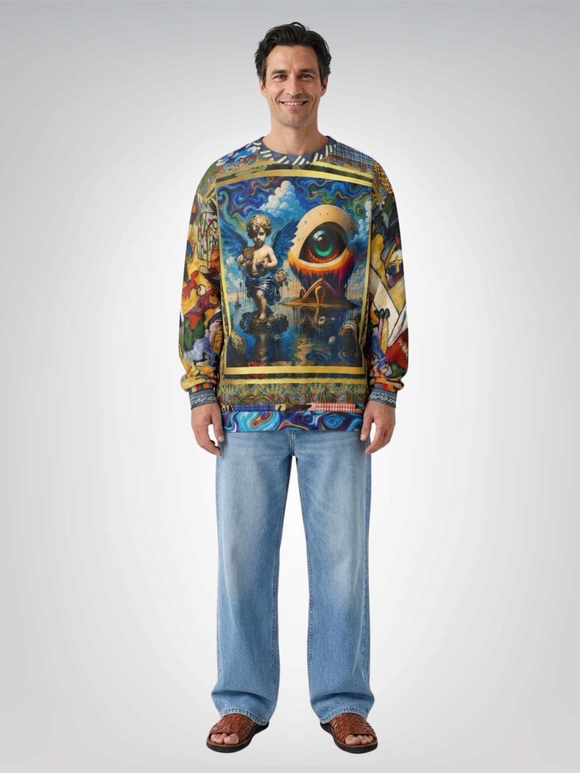Guardian of the Eye Beyond Time Unisex Sweatshirt (Gold Label)