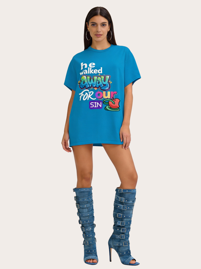 He Walked Away For Our Sins Heavyweight Unisex Tee
