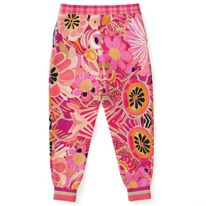 Hibiscus in the Desert Bloom Floral Eco-Poly Unisex Joggers