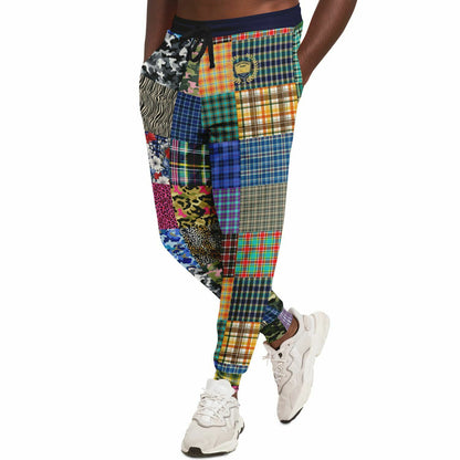 Hodgepodge Camo Plaid Revisited Eco-Poly Unisex Joggers