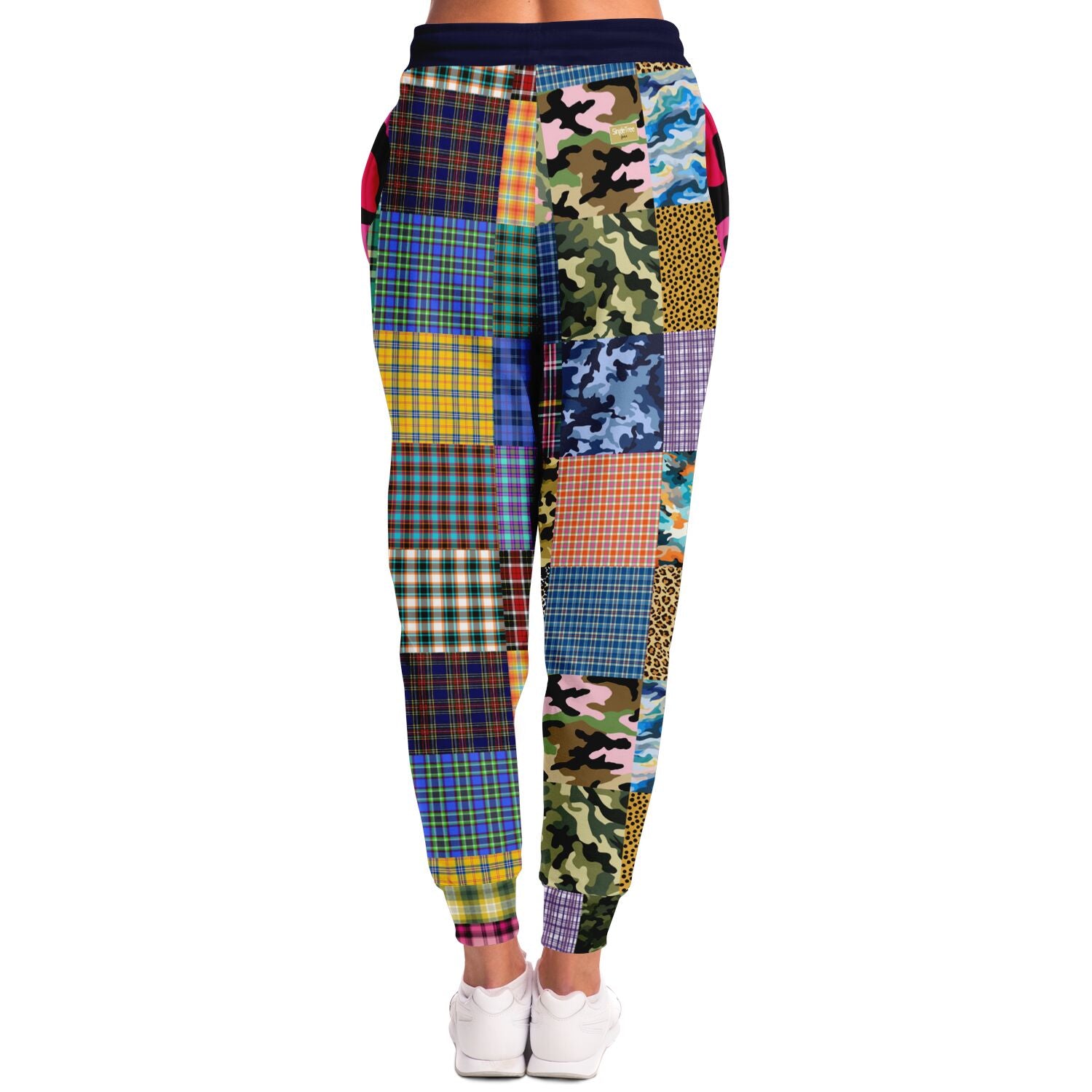 Hodgepodge Camo Plaid Revisited Eco-Poly Unisex Joggers