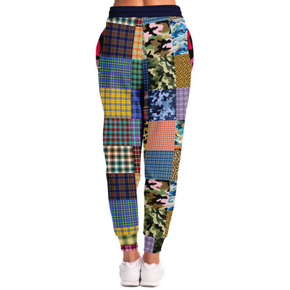 Hodgepodge Camo Plaid Revisited Eco-Poly Unisex Joggers