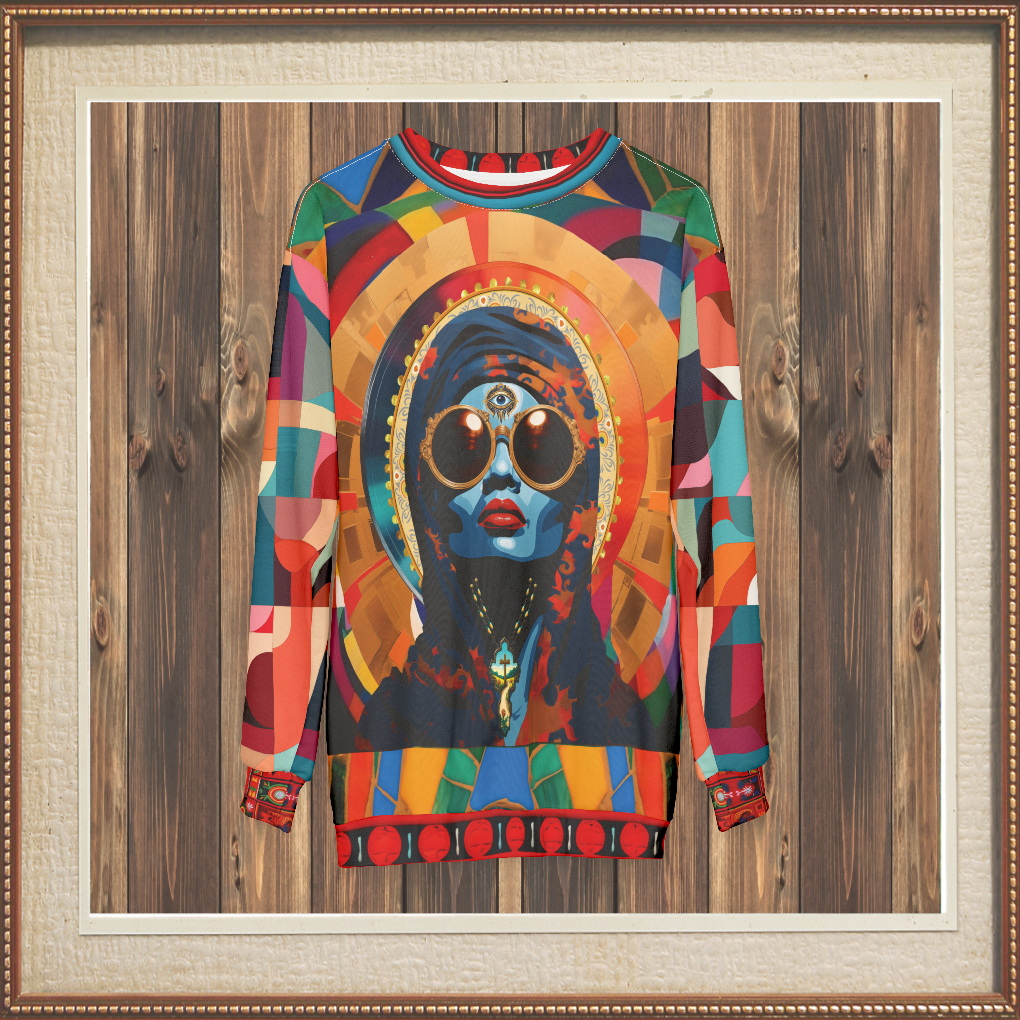 Holy Divinity Black Madonna Unisex Sweatshirt (Gold Label)