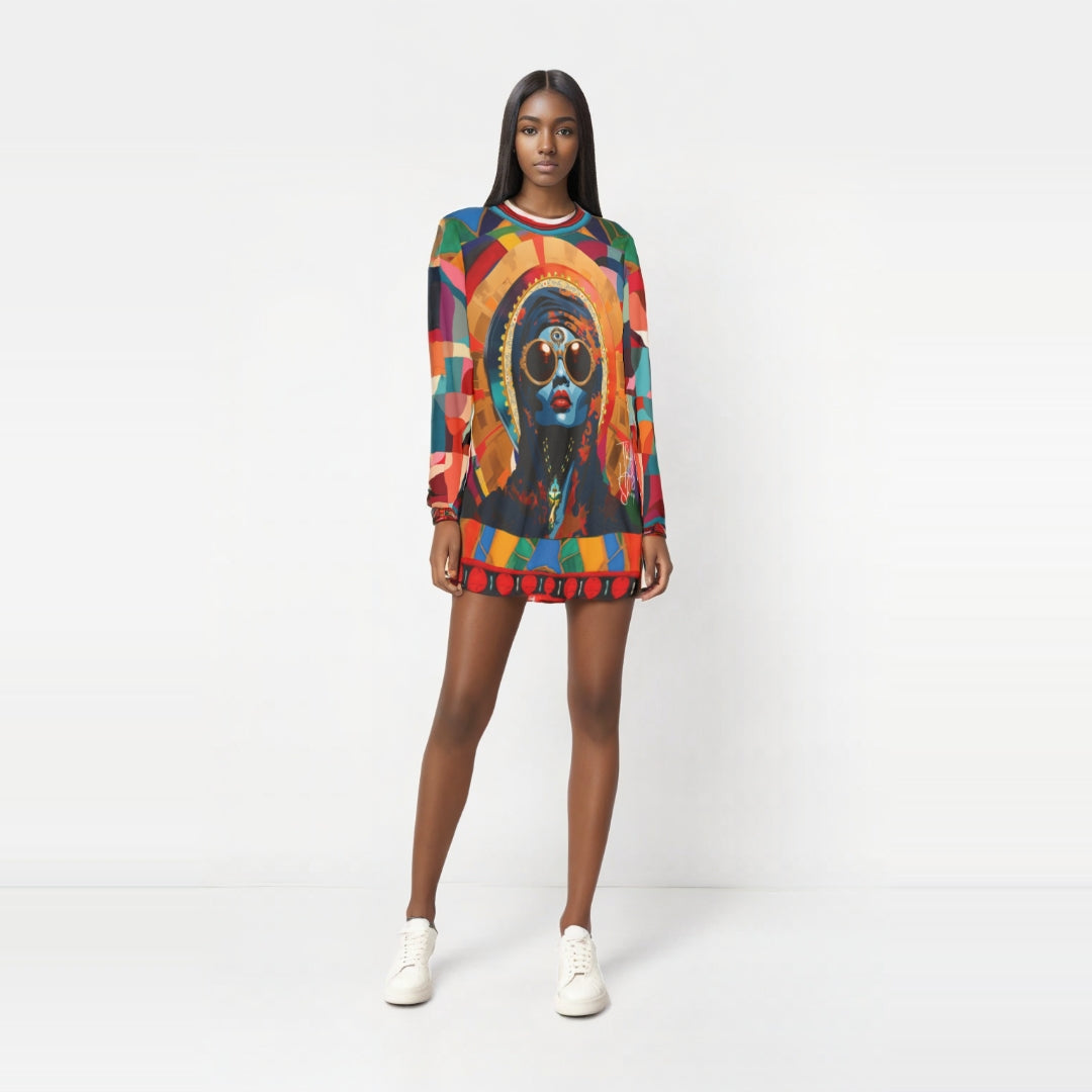Holy Divinity Black Madonna Unisex Sweatshirt (Gold Label)