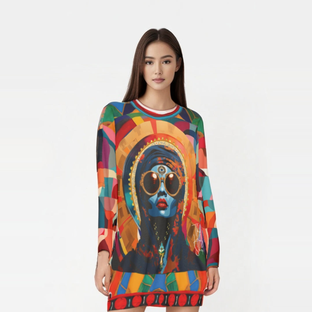 Holy Divinity Black Madonna Unisex Sweatshirt (Gold Label)