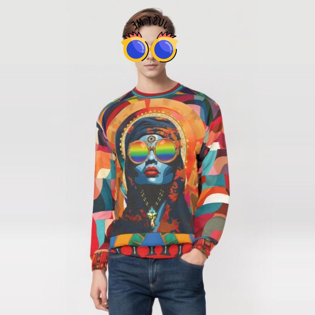 Holy Divinity Black Madonna Unisex Sweatshirt (Gold Label)