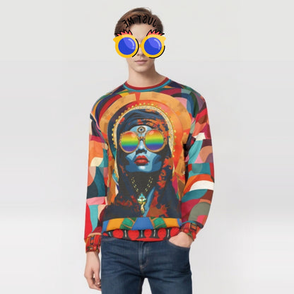 Holy Divinity Black Madonna Unisex Sweatshirt (Gold Label)