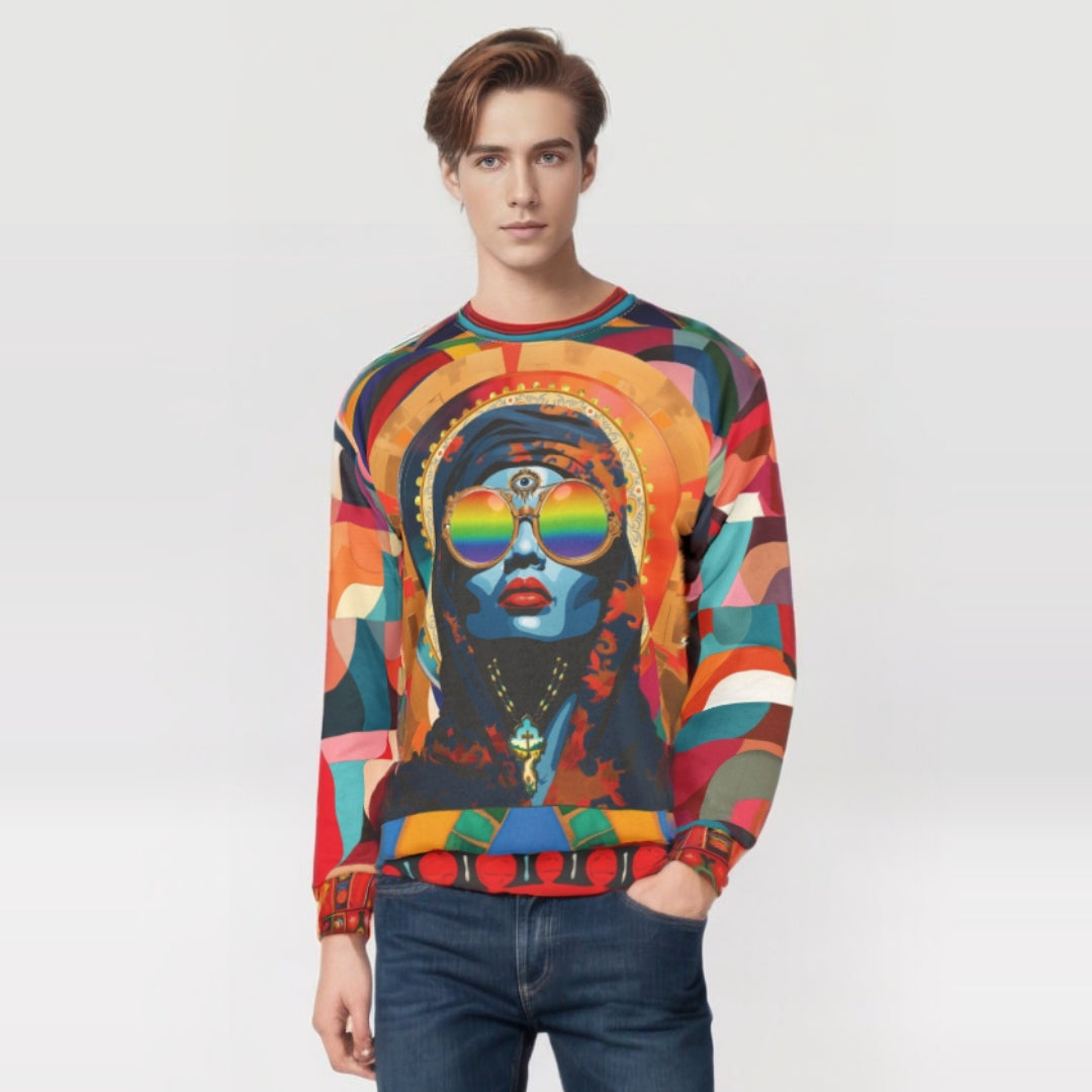 Holy Divinity Black Madonna Unisex Sweatshirt (Gold Label)