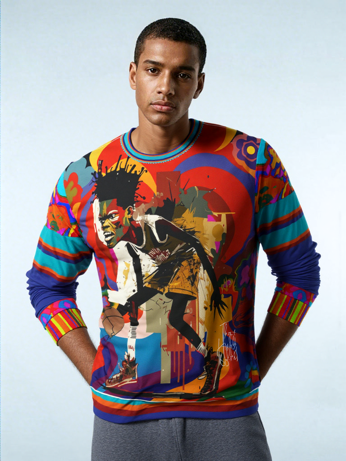 Hoop Life Stuyvesant Graffiti Unisex Sweatshirt (Gold Label)