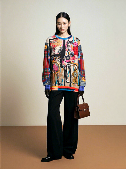 Horse in Perspectives Unisex Sweatshirt (Gold Label)