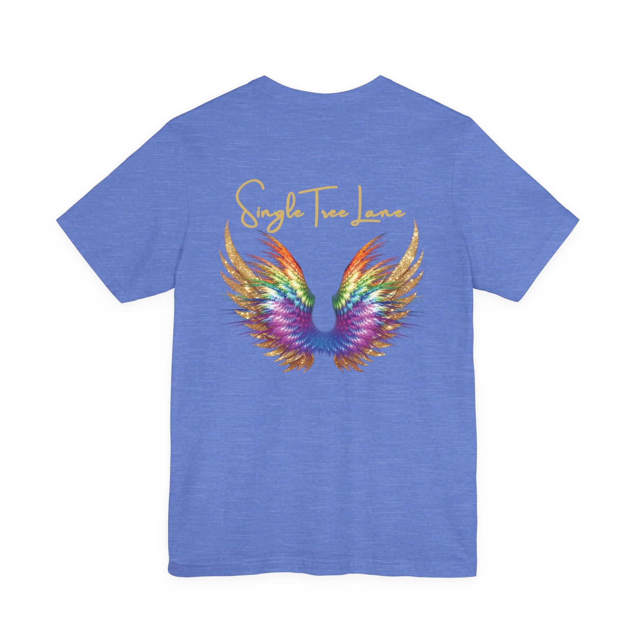 I am Love Angel Wings Short Sleeve Tee