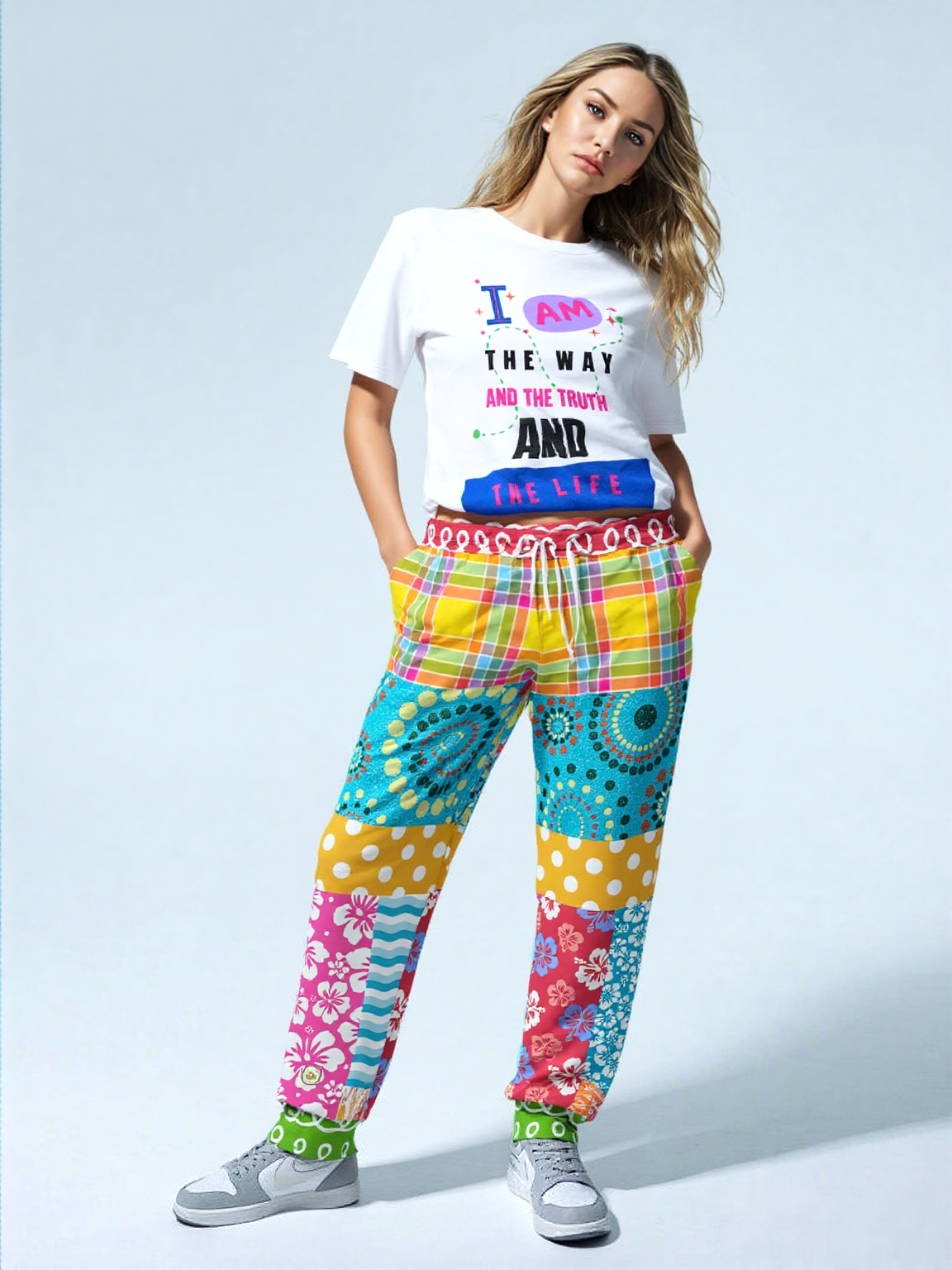 Maui Waui Squiggly Hawaiian Eco-Poly Unisex Joggers