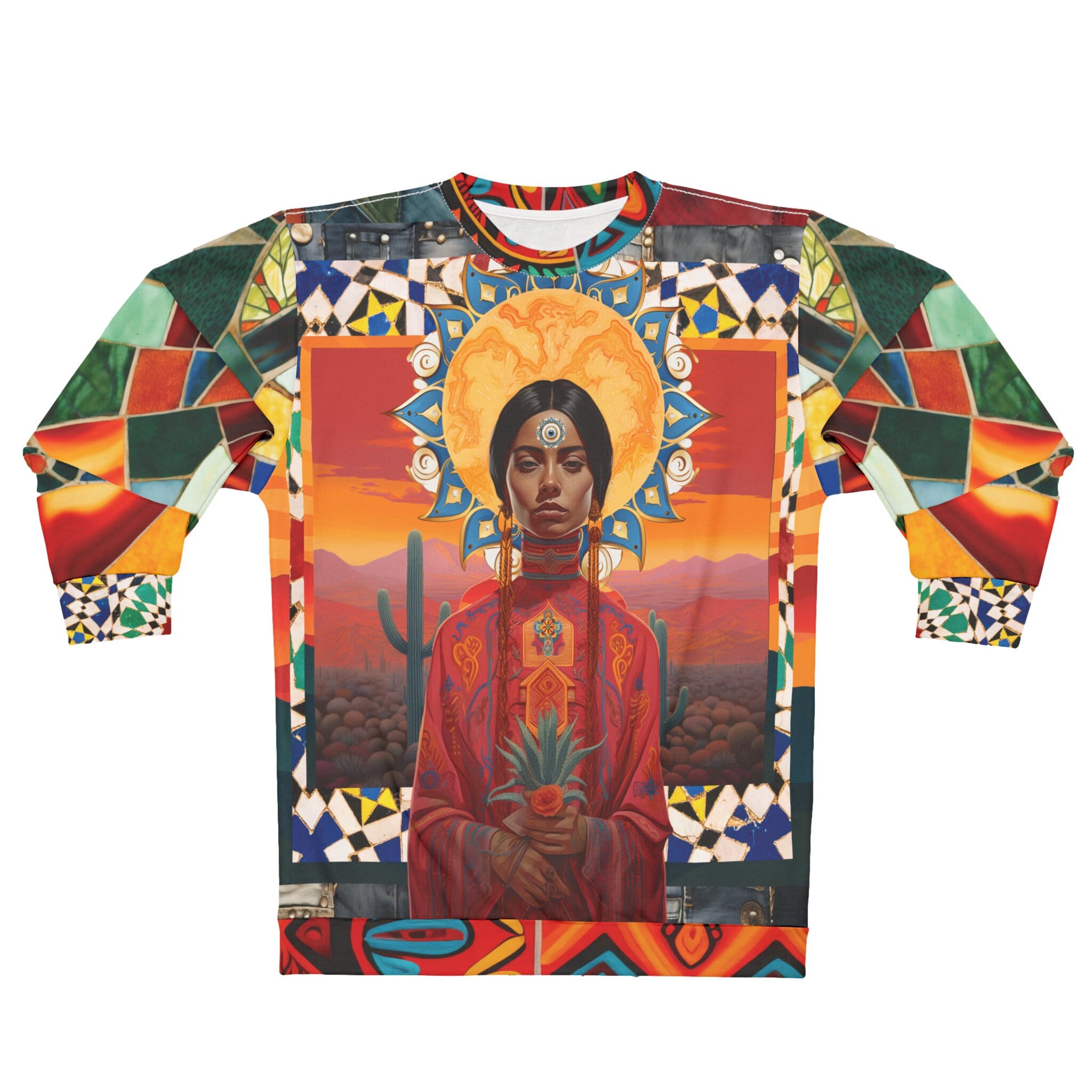 I Call Judgement Mexican Art Unisex Sweatshirt (Gold Label)