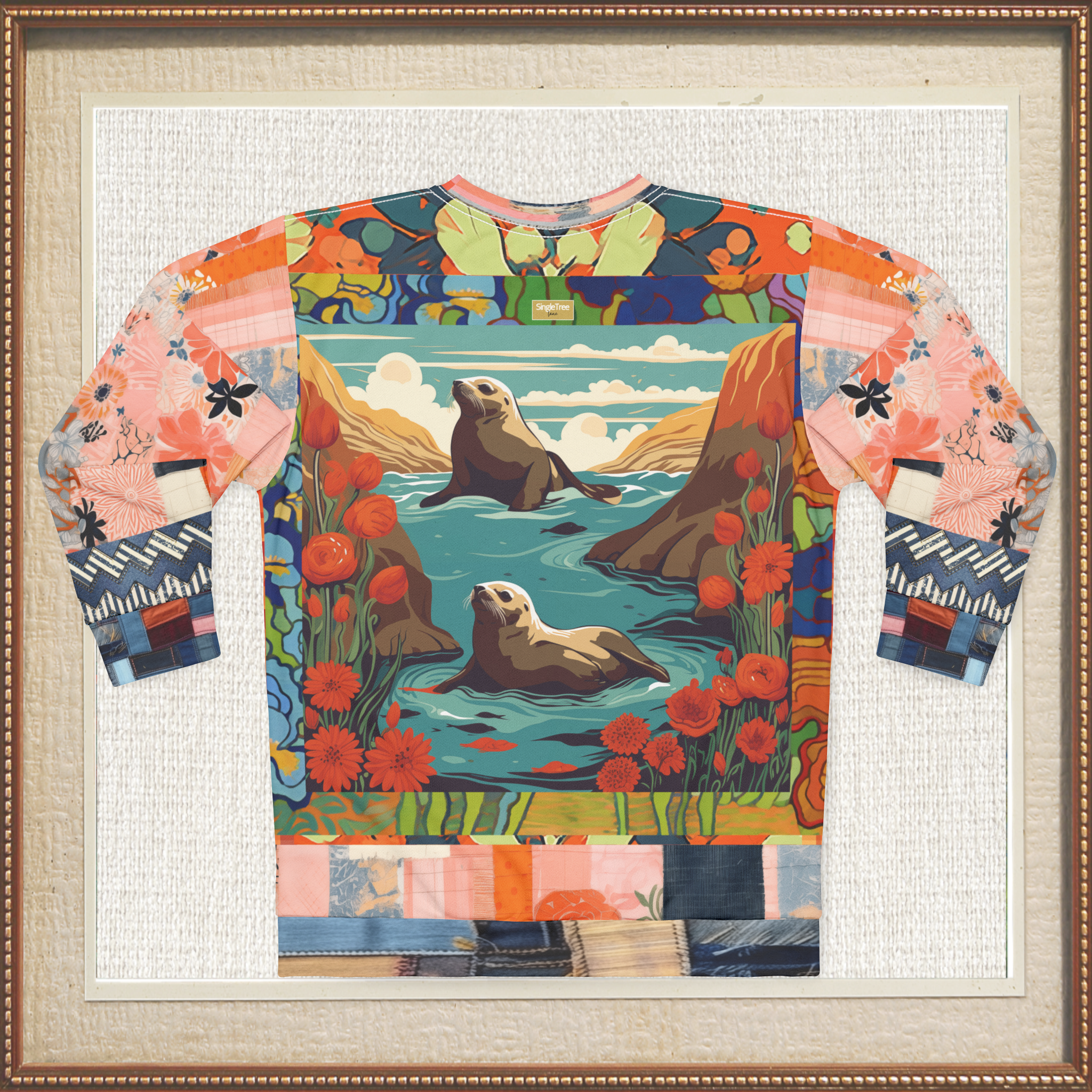 I Love You California - Mendocino Coast Sea Lions Unisex Sweatshirt (Gold Label)