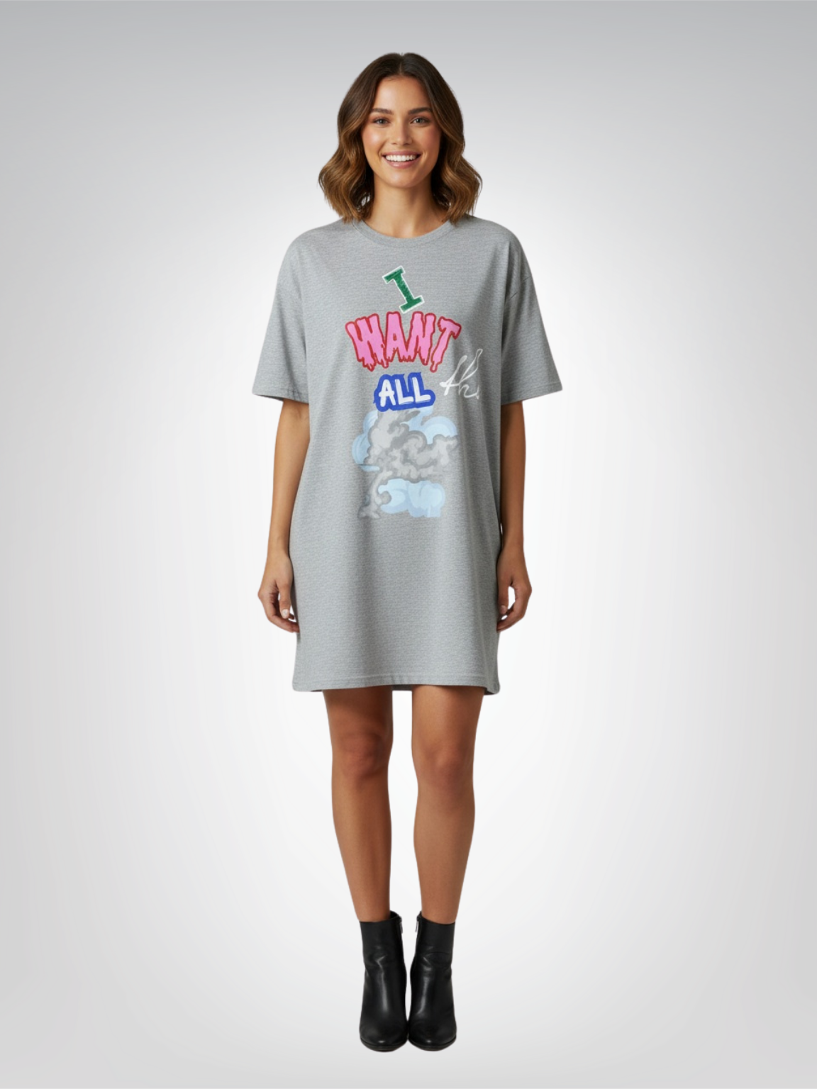 I Want All the Smoke Heavyweight Unisex Tee