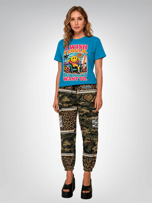 I Wish I Could But I Don't Want To Heavyweight Unisex Tee
