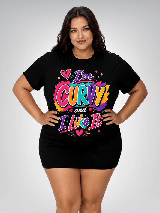 I'm Curvy and I Like It Heavyweight Unisex Tee