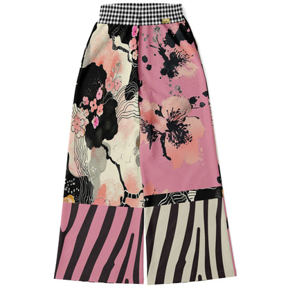 In My Japanese Garden Eco-Poly Wide Leg Pants