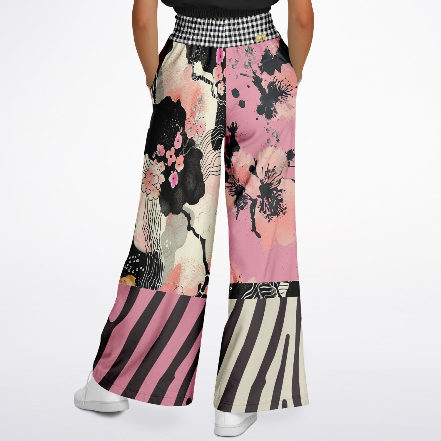 In My Japanese Garden Eco-Poly Wide Leg Pants
