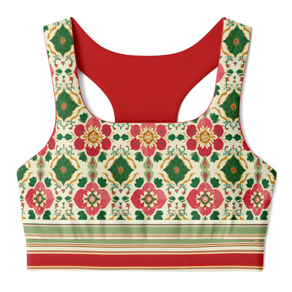 Jaipur Floral Garden Padded Sports Bra