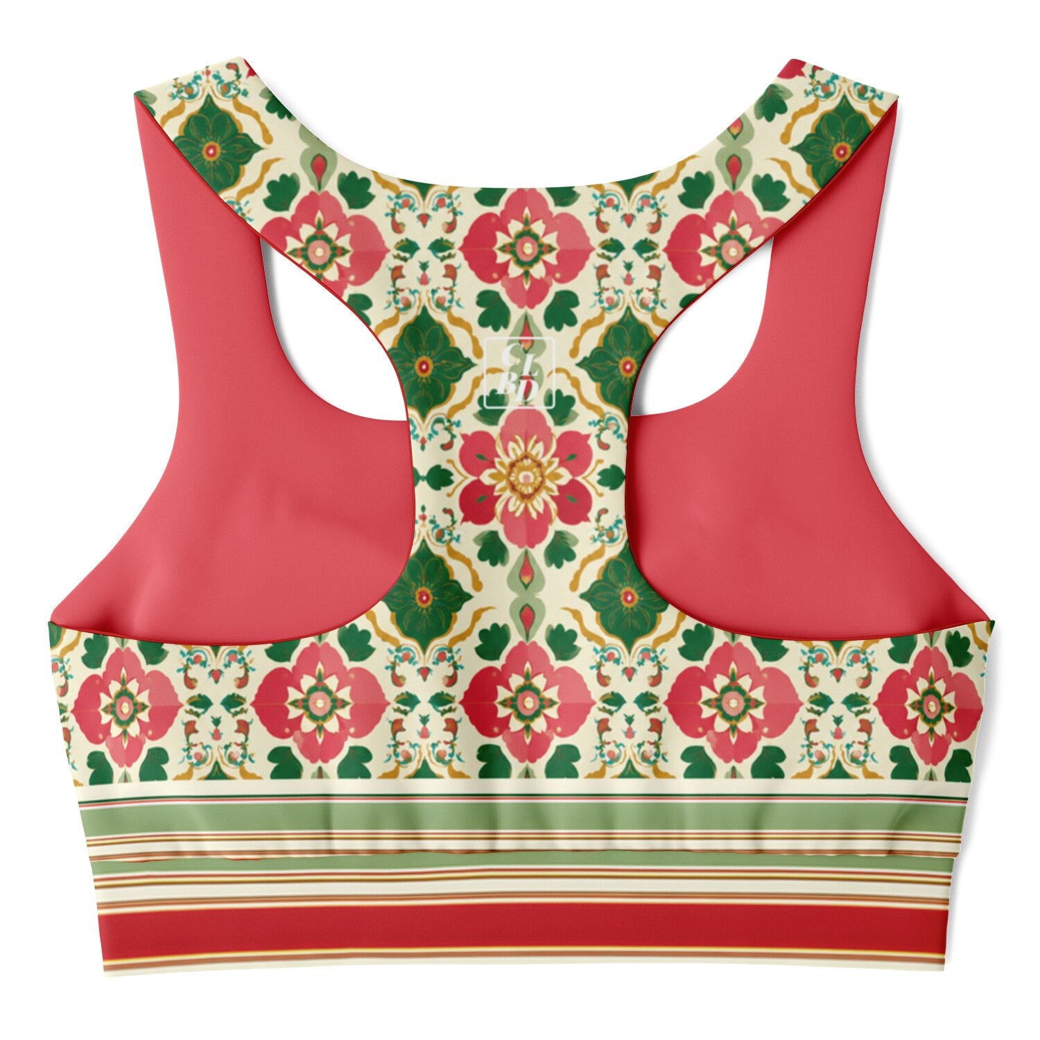 Jaipur Floral Garden Padded Sports Bra
