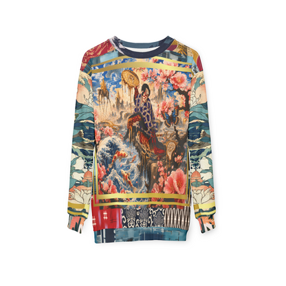 Kabuki in Golden Seascape Unisex Sweatshirt (Gold Label)