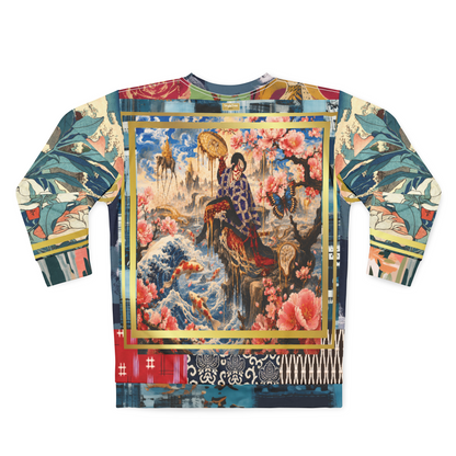 Kabuki in Golden Seascape Unisex Sweatshirt (Gold Label)