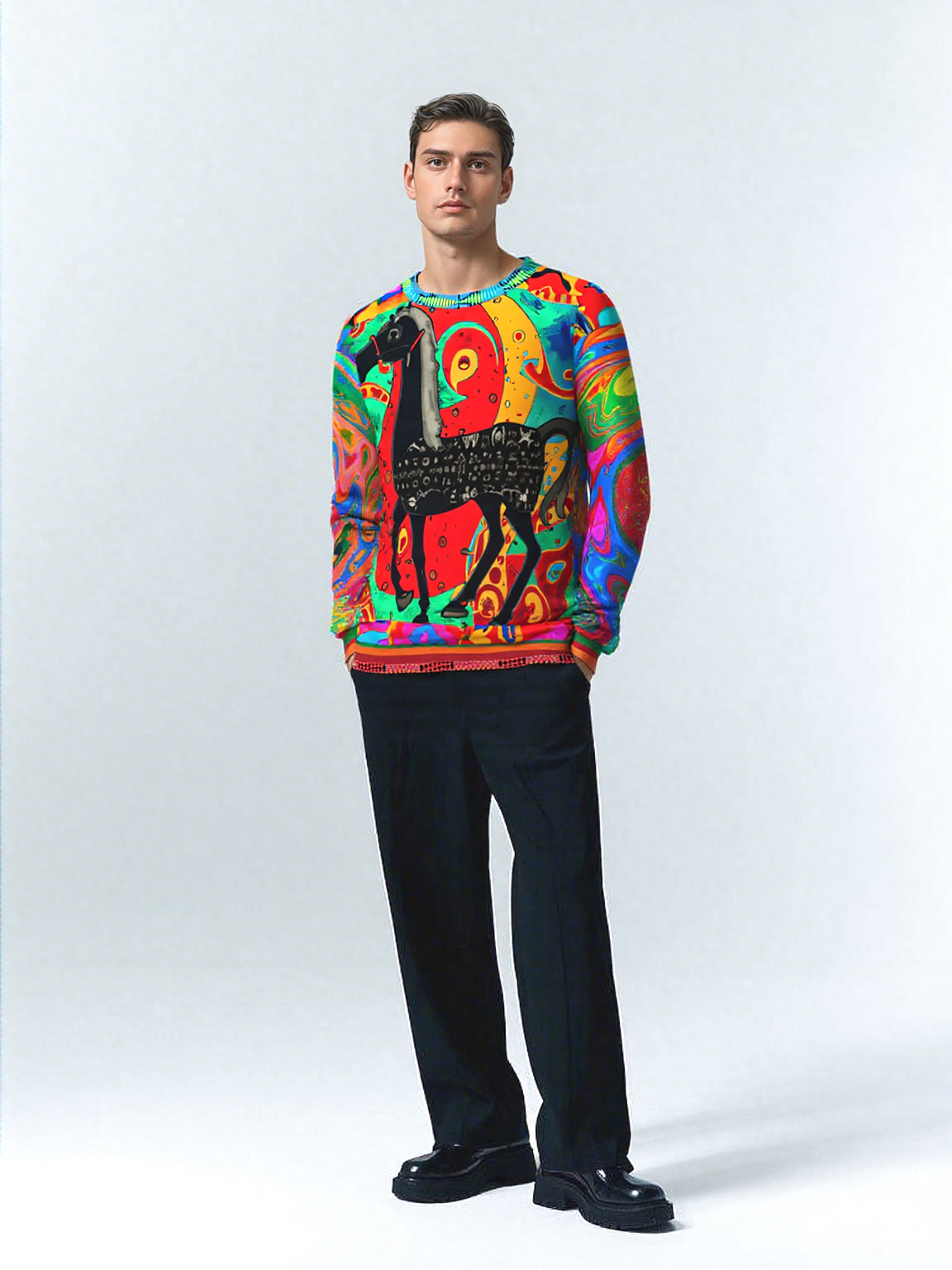 King Maximillian Horsey Unisex Sweatshirt (Gold Label)