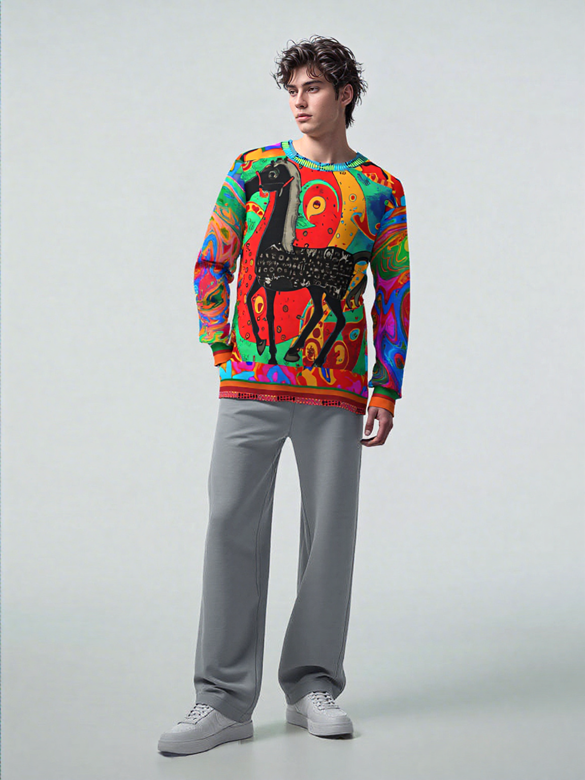 King Maximillian Horsey Unisex Sweatshirt (Gold Label)