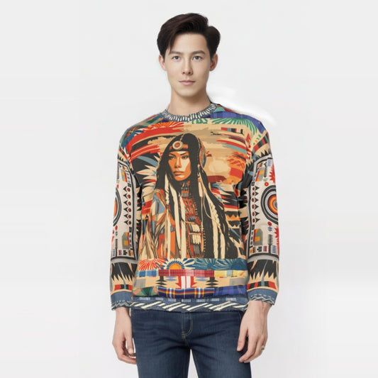 Lakota Woman - Native American Unisex Sweatshirt (Gold Label)