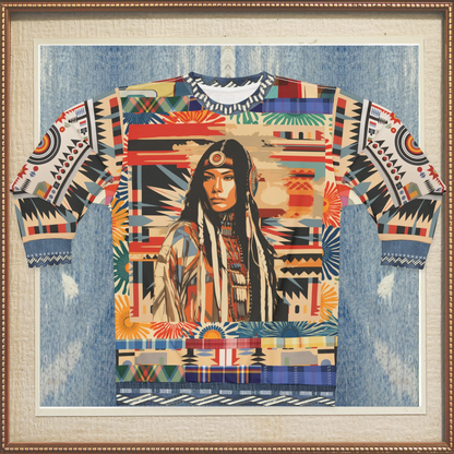 Lakota Woman of the Painted Horizon Unisex Sweatshirt (Gold Label)