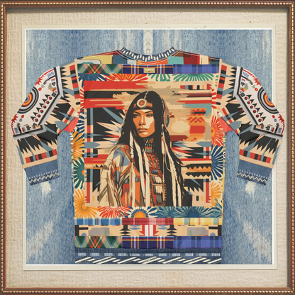 Lakota Woman of the Painted Horizon Unisex Sweatshirt (Gold Label)