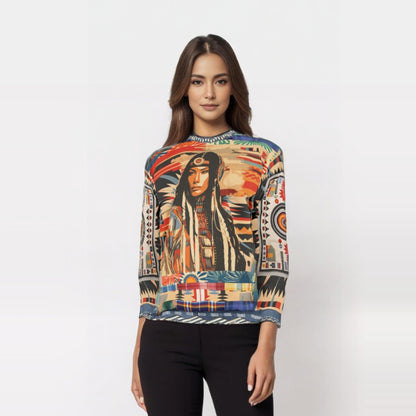 Lakota Woman - Native American Unisex Sweatshirt (Gold Label)