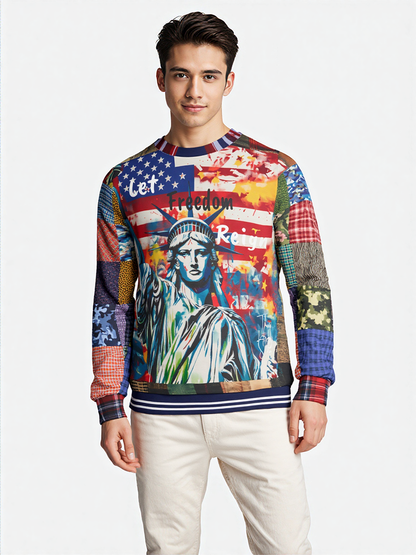 Let Freedom Reign America Unisex Sweatshirt (Gold Label)