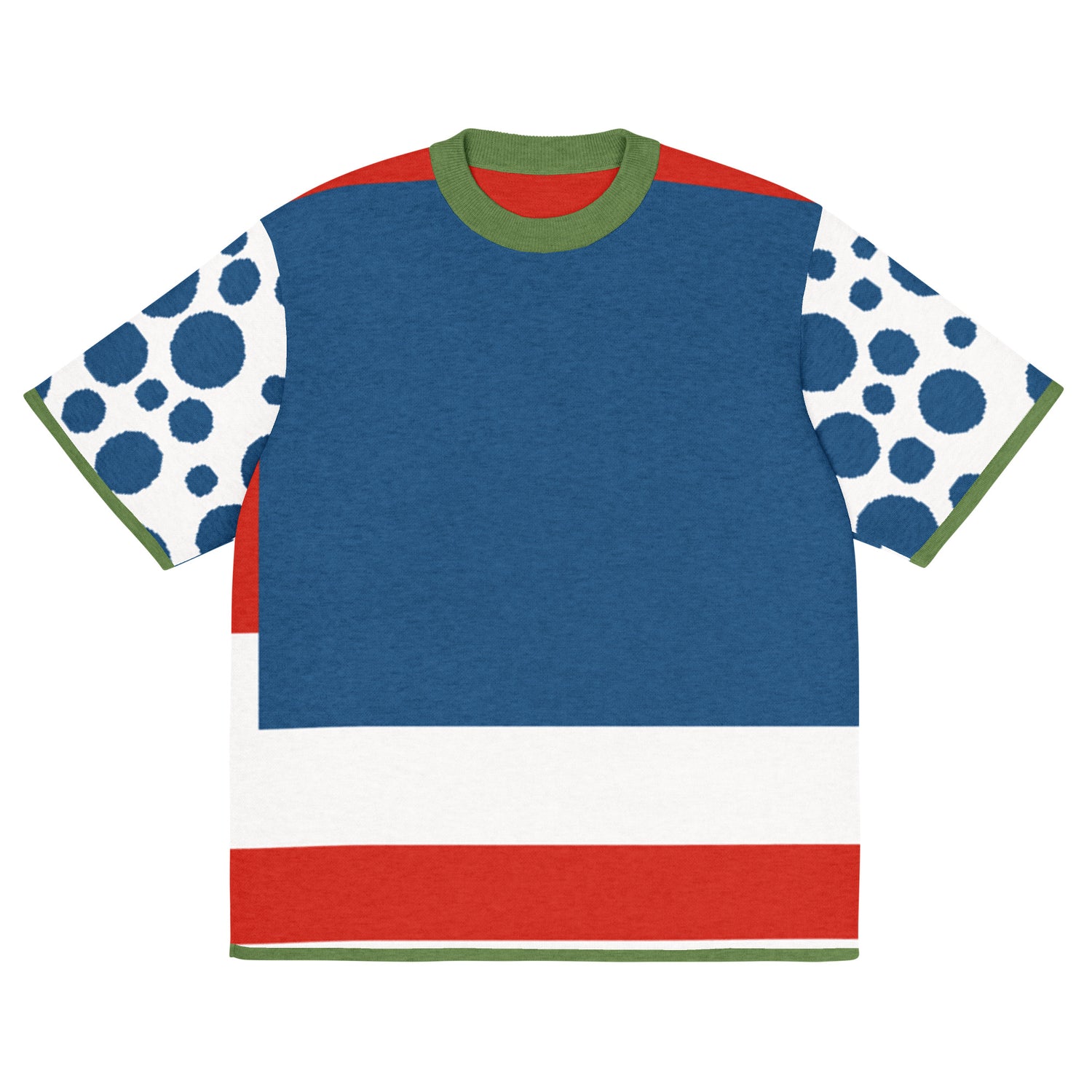 Life is Beautiful in Blue - A Striped Sweater Knit Tee