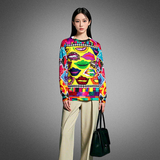 Lips on Display Unisex Sweatshirt (Gold Label)