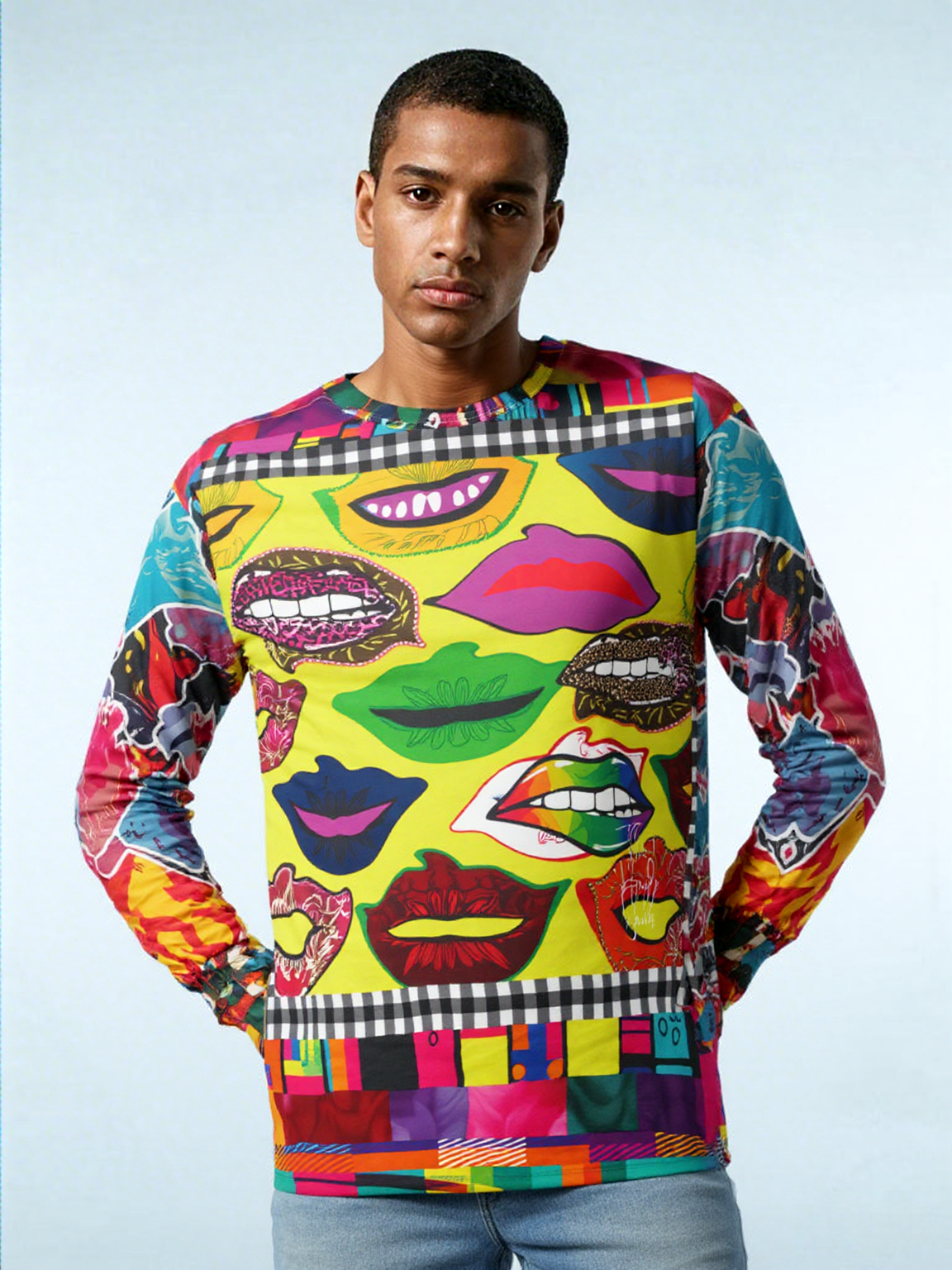 Lips on Display Unisex Sweatshirt (Gold Label)