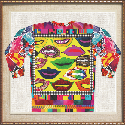 Lips on Display Unisex Sweatshirt (Gold Label)