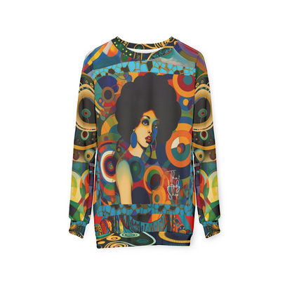 Little Miss Sassy Afro Girl Unisex Sweatshirt (Gold Label)