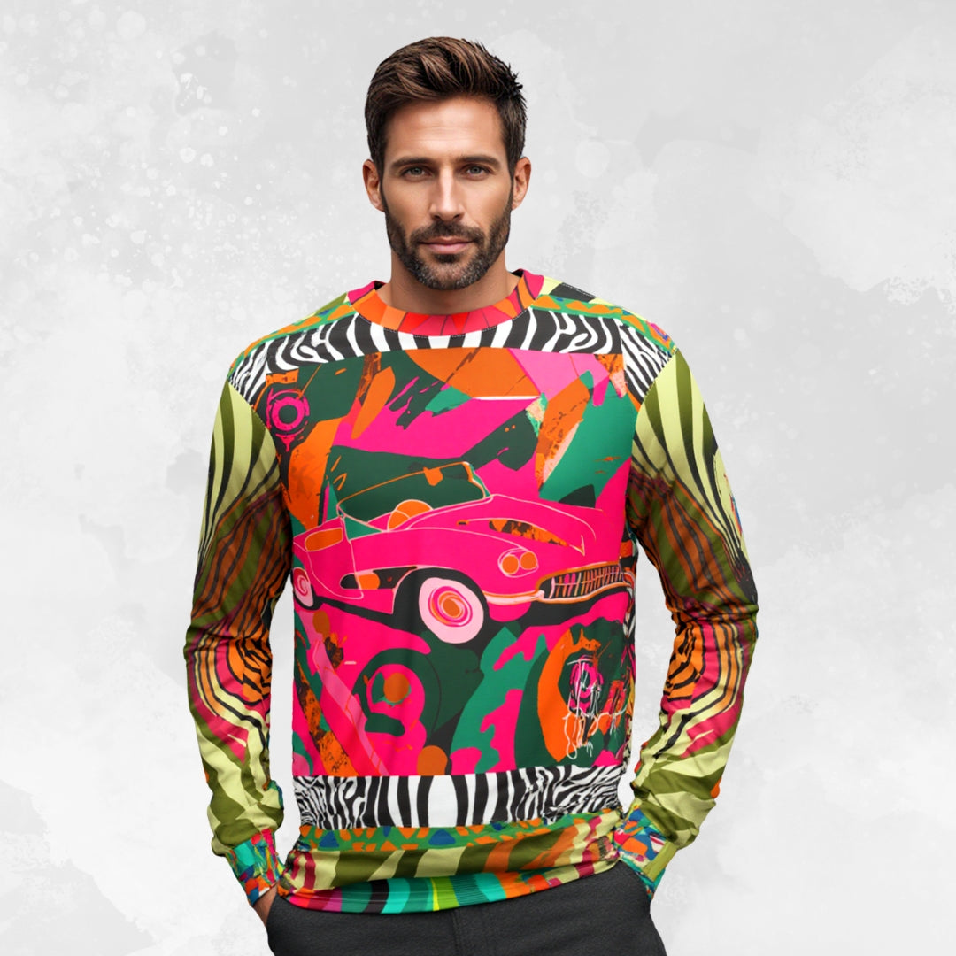 Little Pink Convertible Pop Art Unisex Sweatshirt (Gold Label)