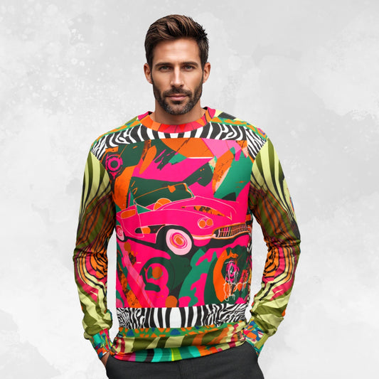 Little Pink Convertible Pop Art Unisex Sweatshirt (Gold Label)