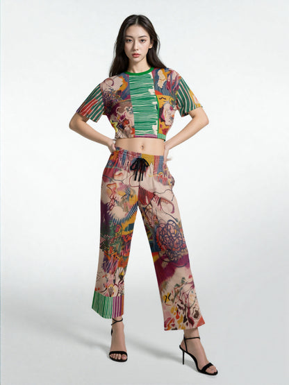 Live from Philadelphia Eco-Poly Short Sleeve Cropped Pullover