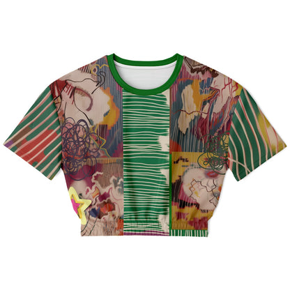 Live from Philadelphia Eco-Poly Short Sleeve Cropped Pullover