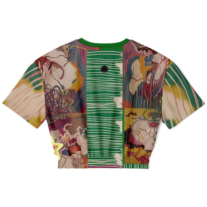 Live from Philadelphia Eco-Poly Short Sleeve Cropped Pullover