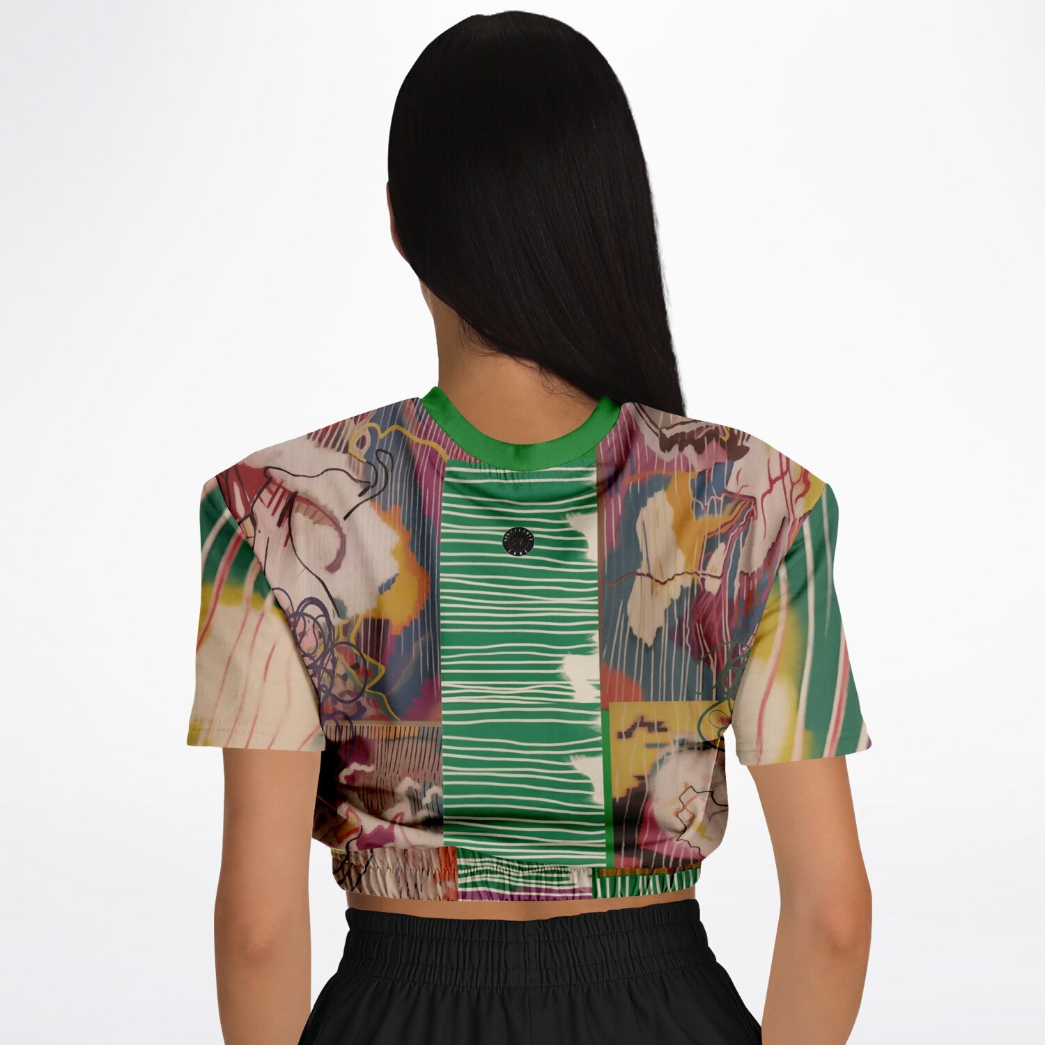 Live from Philadelphia Eco-Poly Short Sleeve Cropped Pullover