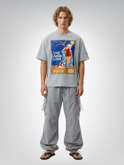 Live Laugh Love Sutro Baths SF Boxy Oversized Unisex T-Shirt