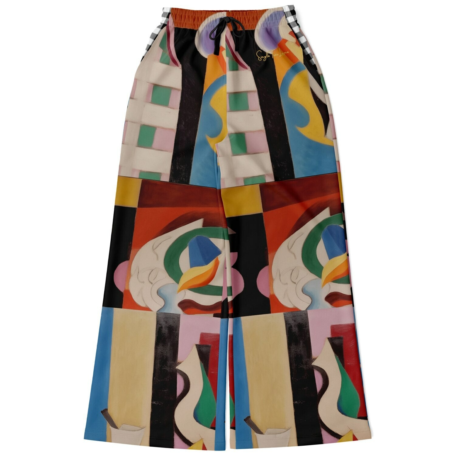 My Picasso Life Eco-Poly Wide Leg Pants