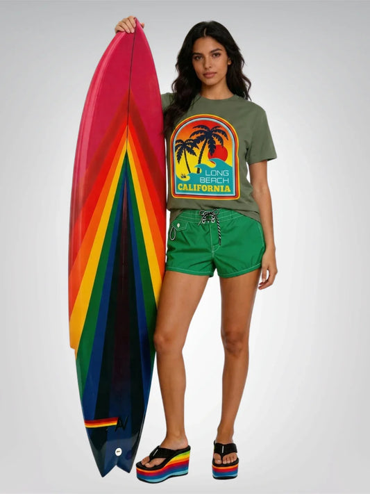 Long Beach Surf California Heavyweight Tee