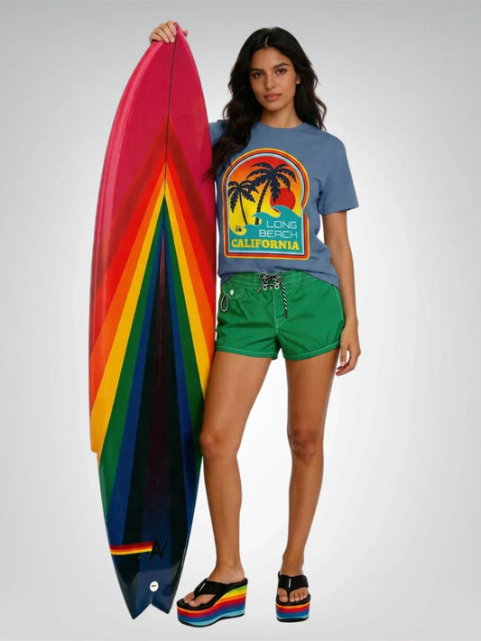Long Beach Surf California Heavyweight Tee