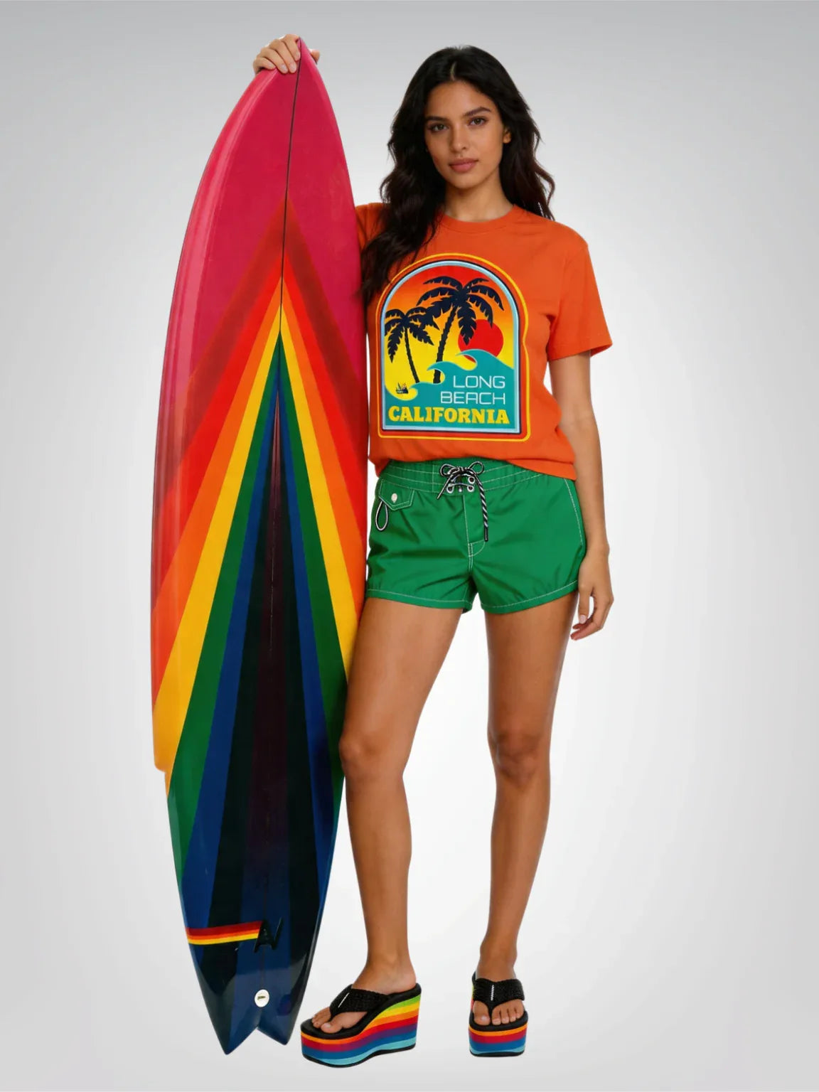 Long Beach Surf California Heavyweight Tee